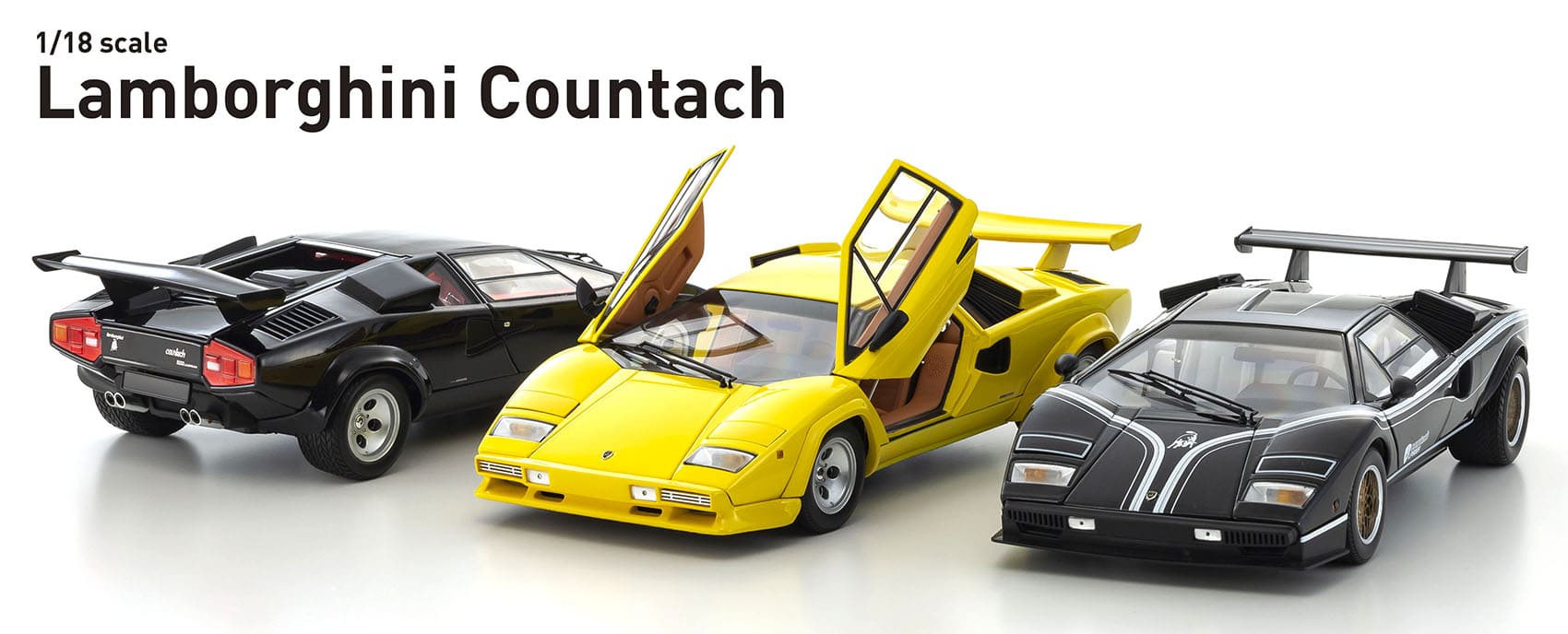 KYOSHO ORIGINAL 1/18scale Lamborghini Countach LP500R